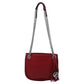 Whipped Chelsea Chain Shoulder Bag in Red Leather