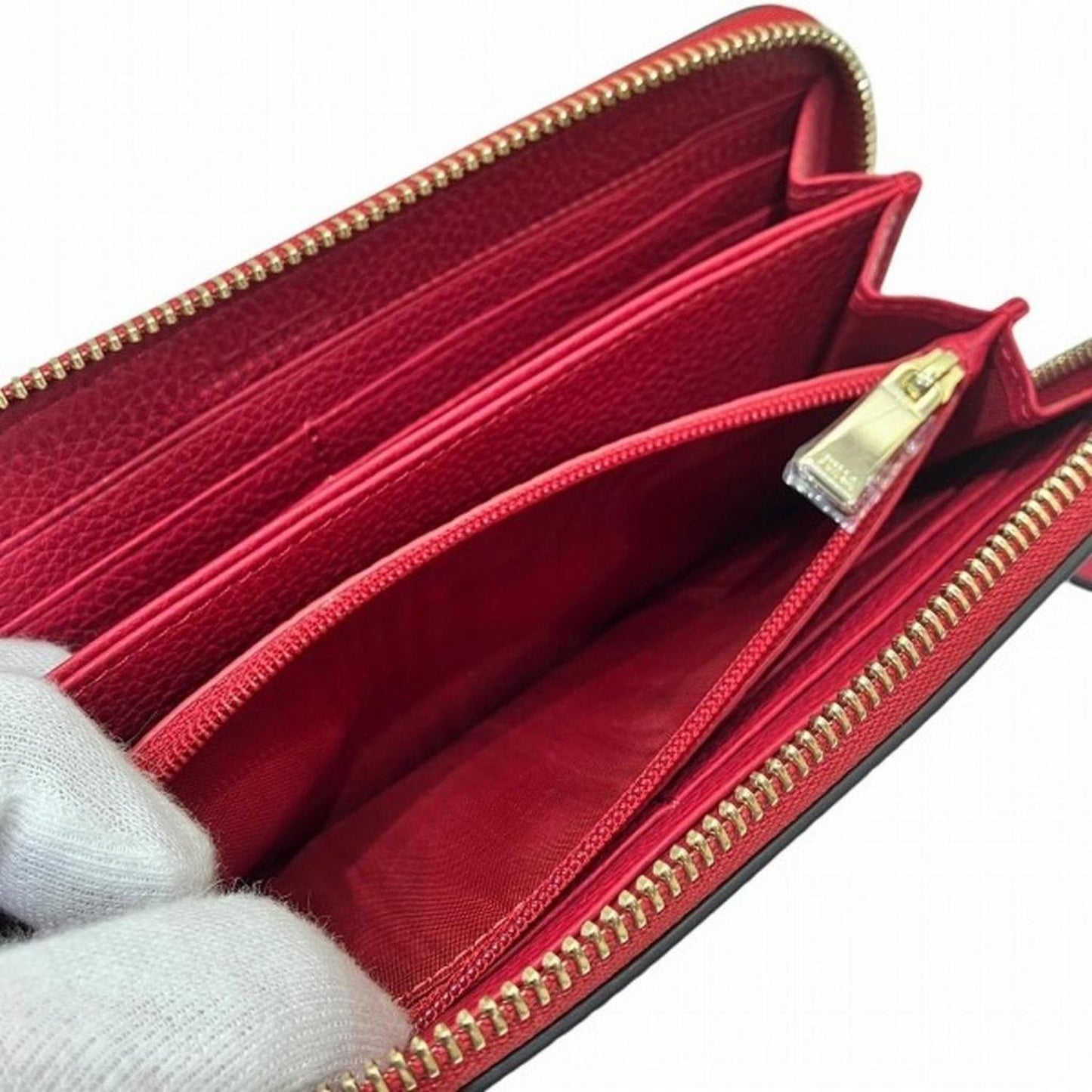 Leather Long Wallet (Bi-Fold) (Pre-Owned)