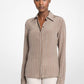 Hansen Striped Silk Crepe De Chine Shirt
