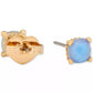 Gold-Tone Color Cubic Zirconia Stud Earrings