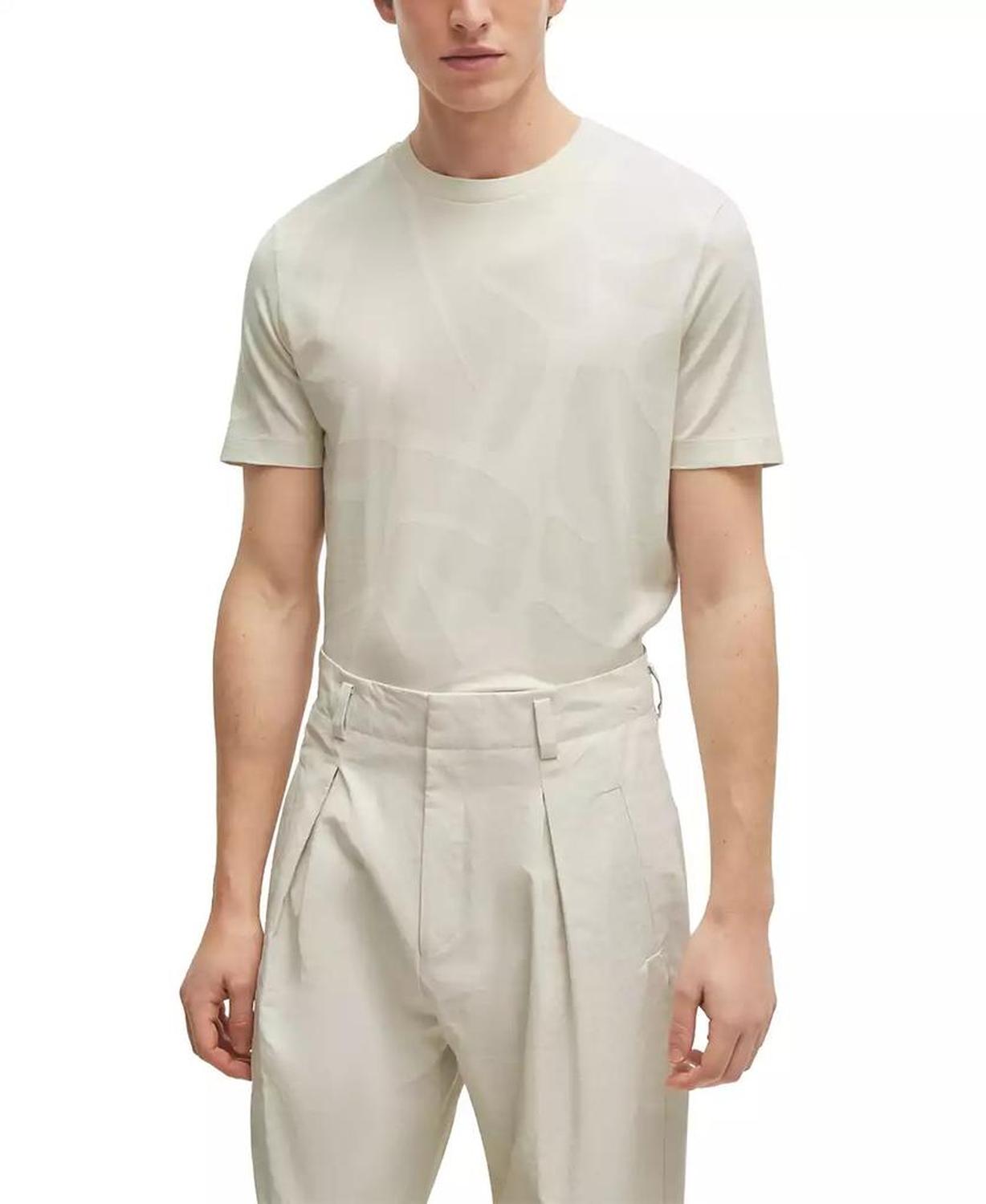 Men's Two-Tone Monstera Leaf T-shirt