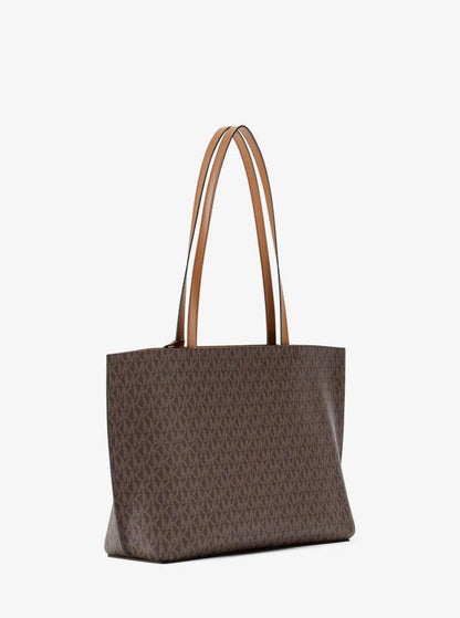 Evelyn Large Signature Logo Tote Bag