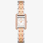 Mini Monroe Pavé Tri-Tone Watch