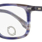 Hugo Boss Men's Rectangular Eyeglasses B1368 JBW Blue Havana 53mm
