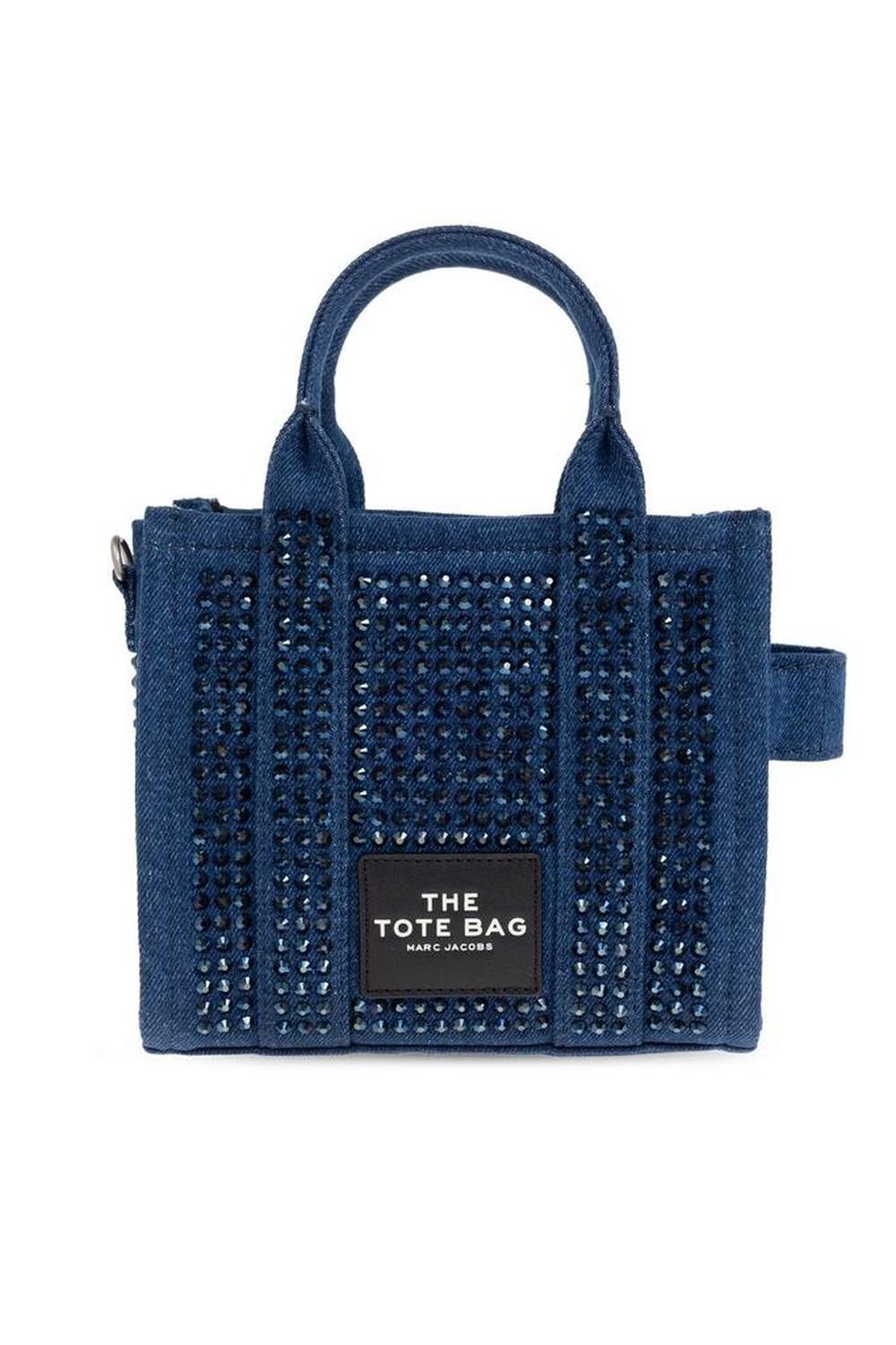Marc Jacobs The Crystal Denim Crossbody Tote Bag