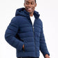 Men's Dressy Hooded Stretch Packable Jacket