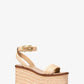 Sandra Straw Platform Sandal