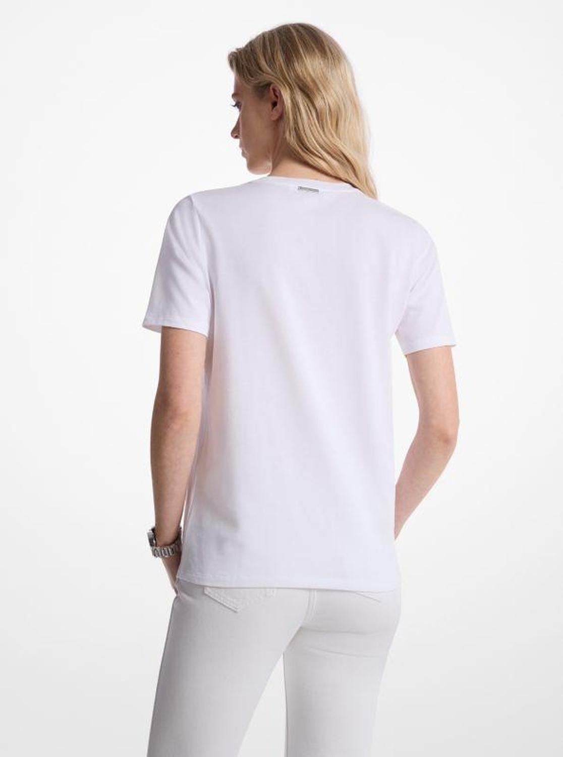 Embellished Logo Cotton T-Shirt