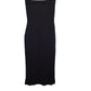 Michael Kors Strapless Midi Dress in Black Cashmere