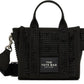 Black 'The Crystal Canvas Crossbody' Tote