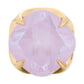 Gold-Tone Cubic Zirconia Flower Stud Earrings