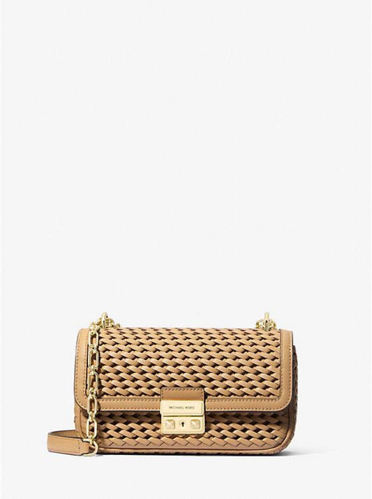 Tribeca Small Hand-Woven Leather Shoulder Bag