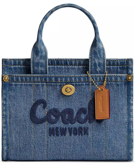 Mini Denim Cargo Tote 20