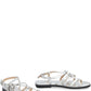 Michael Michael Kors Darrington Crackled Metallic Sandals