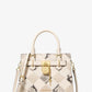 Hamilton Small Patchwork and Snake Embossed Satchel