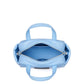Puffed Smooth Leather Satchel