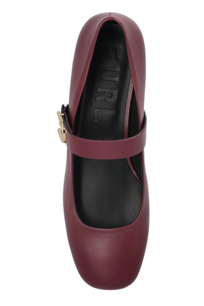Furla Chic Square Toe Ballet Flats