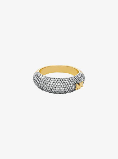 Pavé Two-Tone Dome Ring