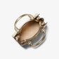 Hamilton Small Metallic Leather Satchel