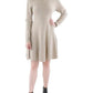 Womens Cashmere Knee Sweaterdress