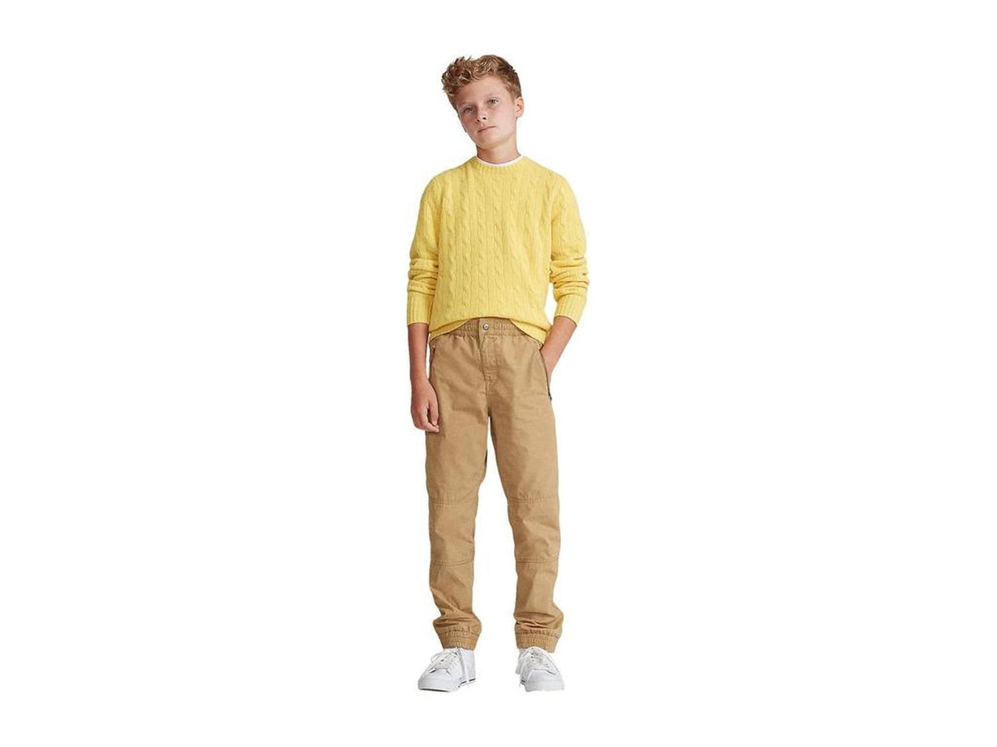 Cotton Poplin Jogger Pants (Big Kids)