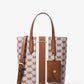 Vincent Small Logo Jacquard Convertible Tote Bag with Card Case