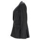 Oblio Double-Breasted Blazer in Grey Wool