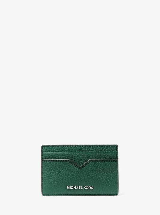 Hudson Pebbled Leather Card Case