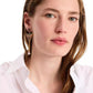 Gold-Tone Cubic Zirconia Martini Statement Earrings