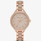 Pavé Rose Gold-Tone Watch