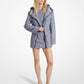 Logo Tape Woven Gingham Anorak