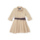 Belted Cotton Chino Shirtdress (Little Kids)