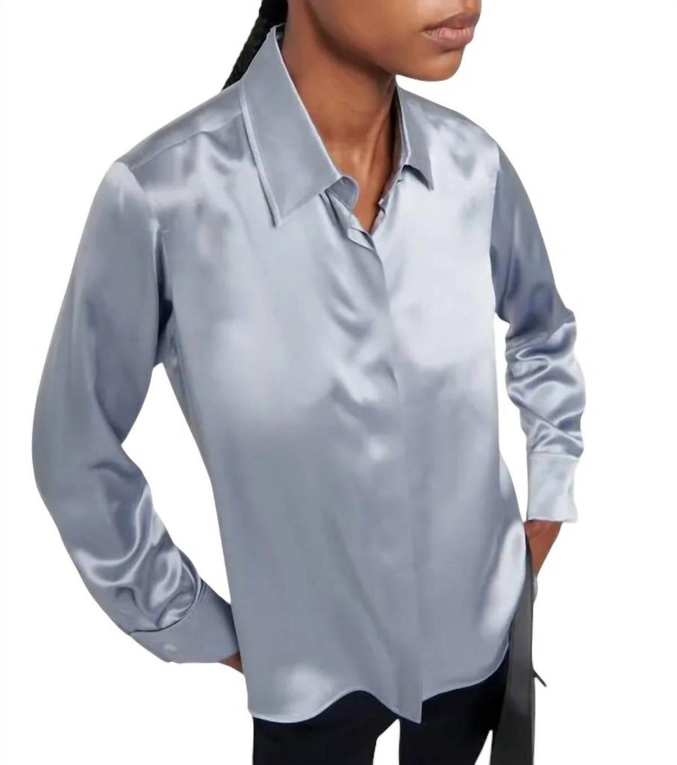 Aiello Silk Blouse In Blue
