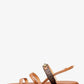 Carson Signature Logo and Leather Sandal