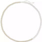 PEARLIE Bead & Imitation Pearl Necklace, 34" + 3" extender