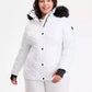 Plus Size Faux-Fur-Trim Hooded Puffer Coat, Exclusively at Macy's