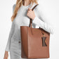 Vincent Large Saffiano Leather Tote Bag With Card Case