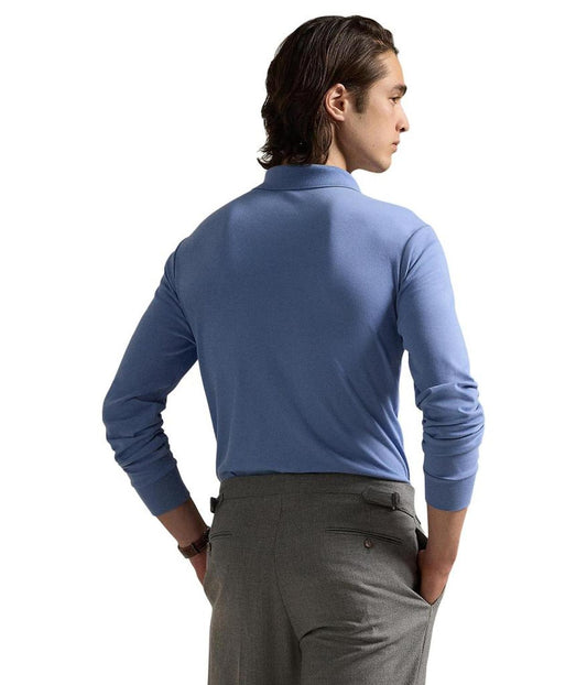 Classic Fit Long Sleeve Soft Touch Polo Shirt