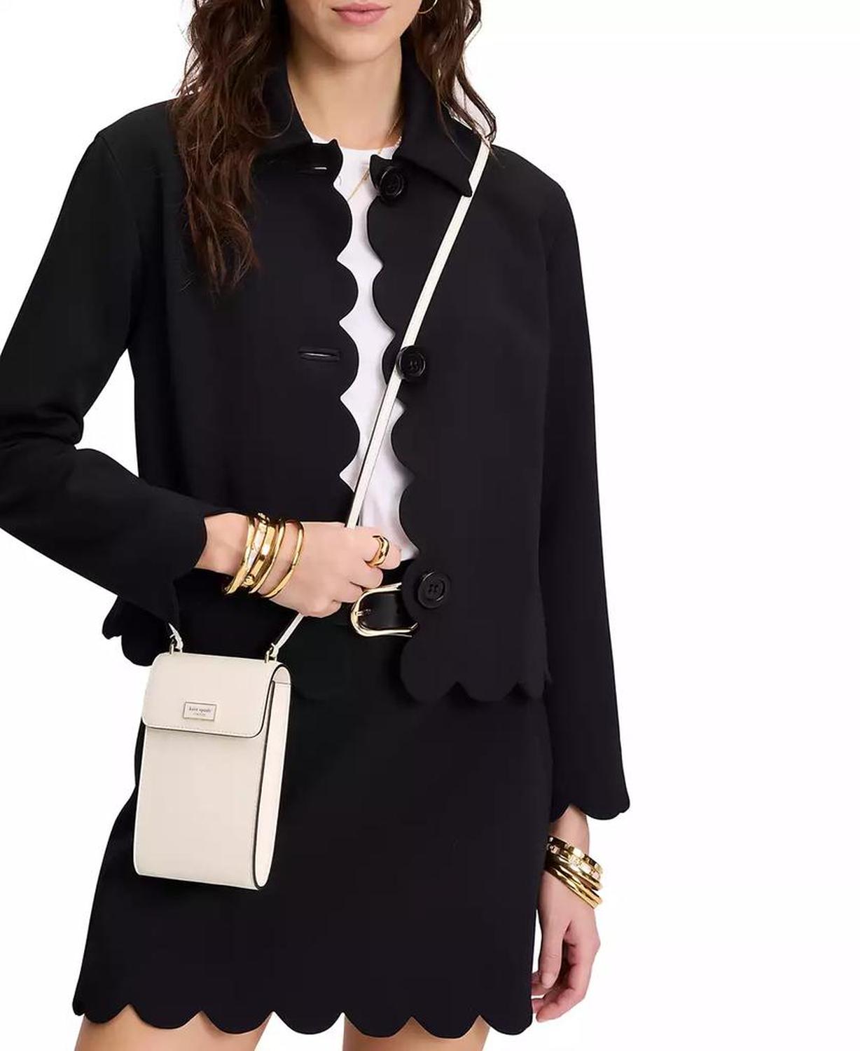 Serena Mini Leather Phone Crossbody Bag