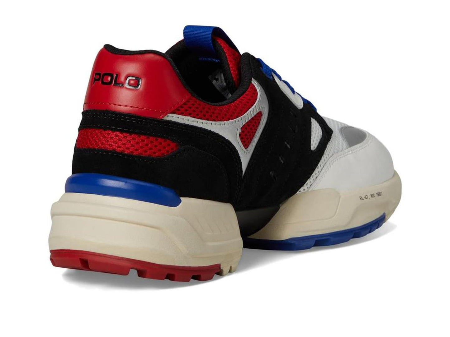 Suede Leather Mesh-Polo Jgr Pp-Sneakers-Low Top Lace