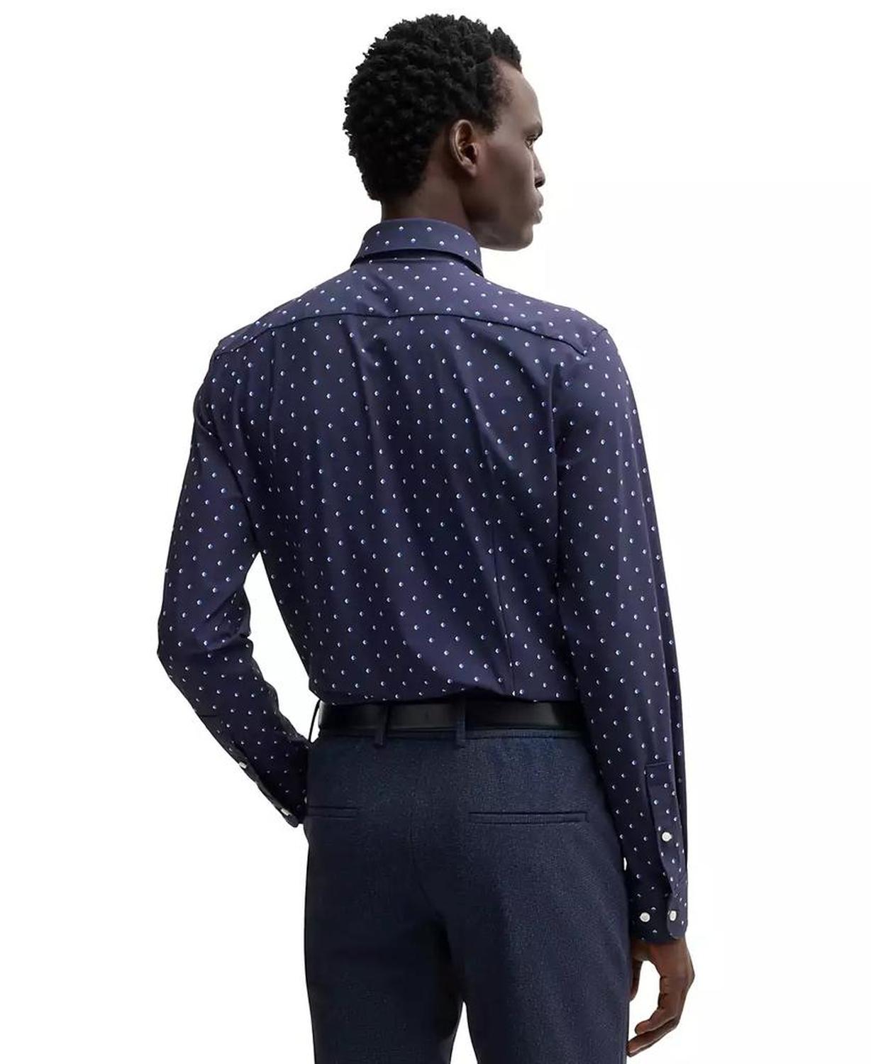 Men's Slim-Fit Performance Dress Shirt