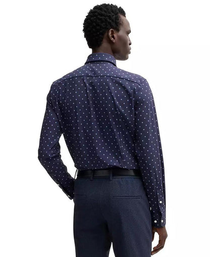 Men's Slim-Fit Performance Dress Shirt