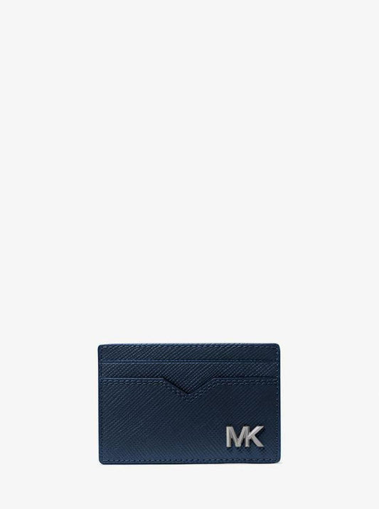 Edison Scratch-Resistant Crossgrain Leather Card Case