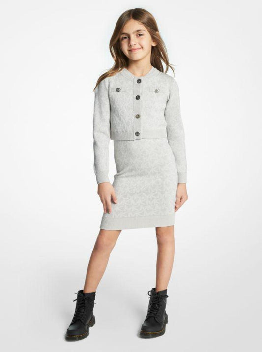 Logo Jacquard Cardigan