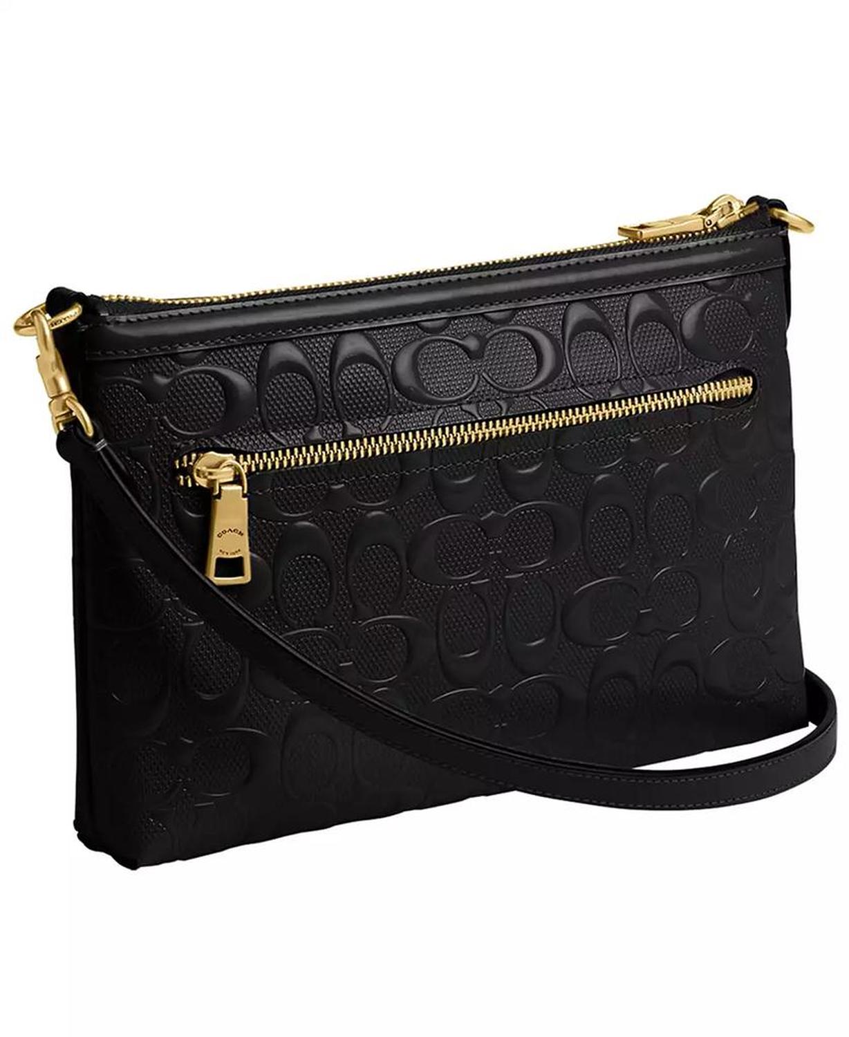 Legacy Small Signature Patent Leather Crossbody Bag