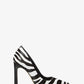 Amara Zebra Print Calf Hair Pump