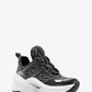 Olympia Metallic Logo Jacquard Trainer