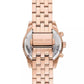 Women's Mini Ritz Chronograph Rose Gold-Tone Stainless Steel Watch, 35mm
