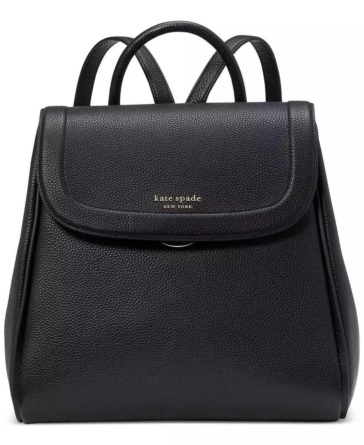 Knotted Pebbled Leather Backpack
