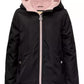 Michael Kors Big Girls Fleece-Lined Full-Zip Hooded Rain Jacket